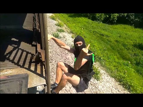 TRAINSURFING Trip Across SLOVAKIA🇸🇰