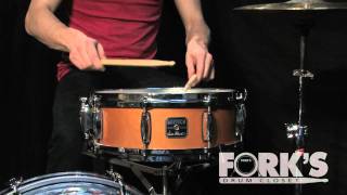 Video thumbnail for Gretsch 5x14 Vinnie Colaiuta Signature Maple Snare Drum by ForksDrumCloset