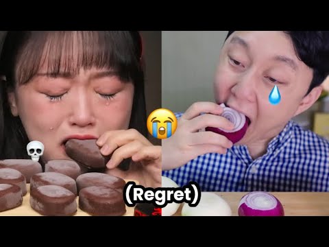 when mukbangers REGRET their food choices