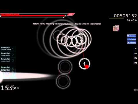 [Osu] Suzuyu - Boys be Smile DT