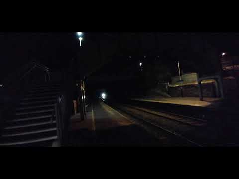 Hst charter coaches passing Cramlington