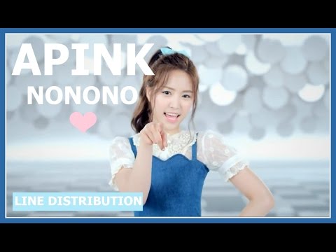 Apink - NoNoNo - Line Distribution