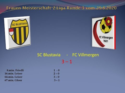 Frauen Meisterschaft 2.Liga SC Blustavia - FC Villmergen
