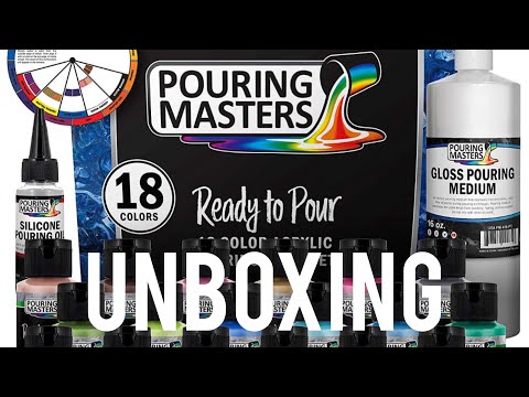 Unboxing "Pouring Masters" Paint Set