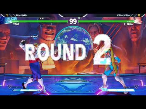 WNF 3.8 SFV - Killer Miller (R.Mika) vs BlaQSkillz (Vega)