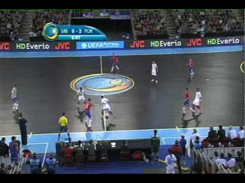 Portugal - Gol de Leitão contra a Sérvia - Quartas de Final Europeu da Hungria 2010