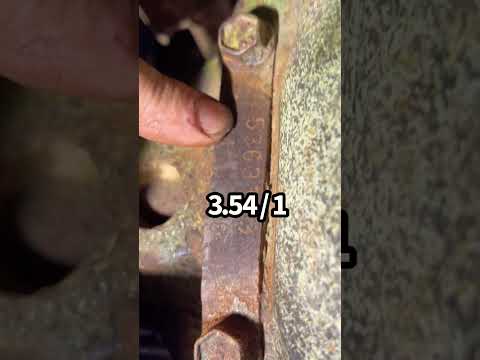 Jeep CJ-5 Axle ratios #jeep #diy #learning #knowledge