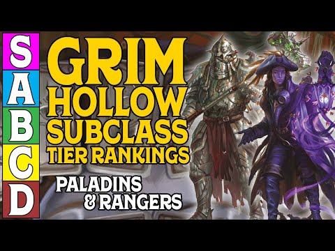 Grim Hollow Subclass Tier Ranking - Paladins & Rangers
