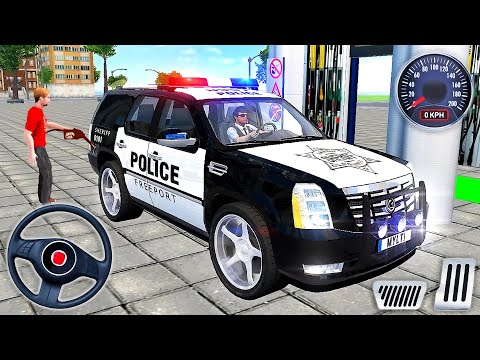 Police Cadillac Escalade Driving - Offroad Jeep 4x4 Driver Simulator - Android GamePlay #2