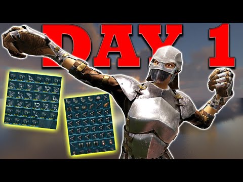 How a 40k hour tribe DOMINATES Day 1 - Ark Survival Evolved
