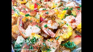 Sheet Pan Shrimp Boil ( easy weeknight dinner! ) - I Heart Recipes