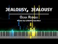 Olivia Rodrigo - jealousy, jealousy (Piano Cover) Tutorial by LittleTranscriber