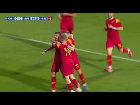 MONTENEGRO u21 - SWEDEN u21 2:0, euro qualification
