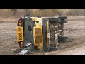 Five children hospitalized after Ontario school bus rollover