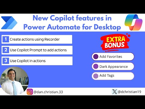NEW Copilot features in Power Automate for Desktop