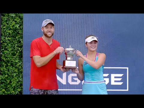 Jack Sock captures first Pickleball title with 16 y.o. Anna Leigh Waters - Match Highlights