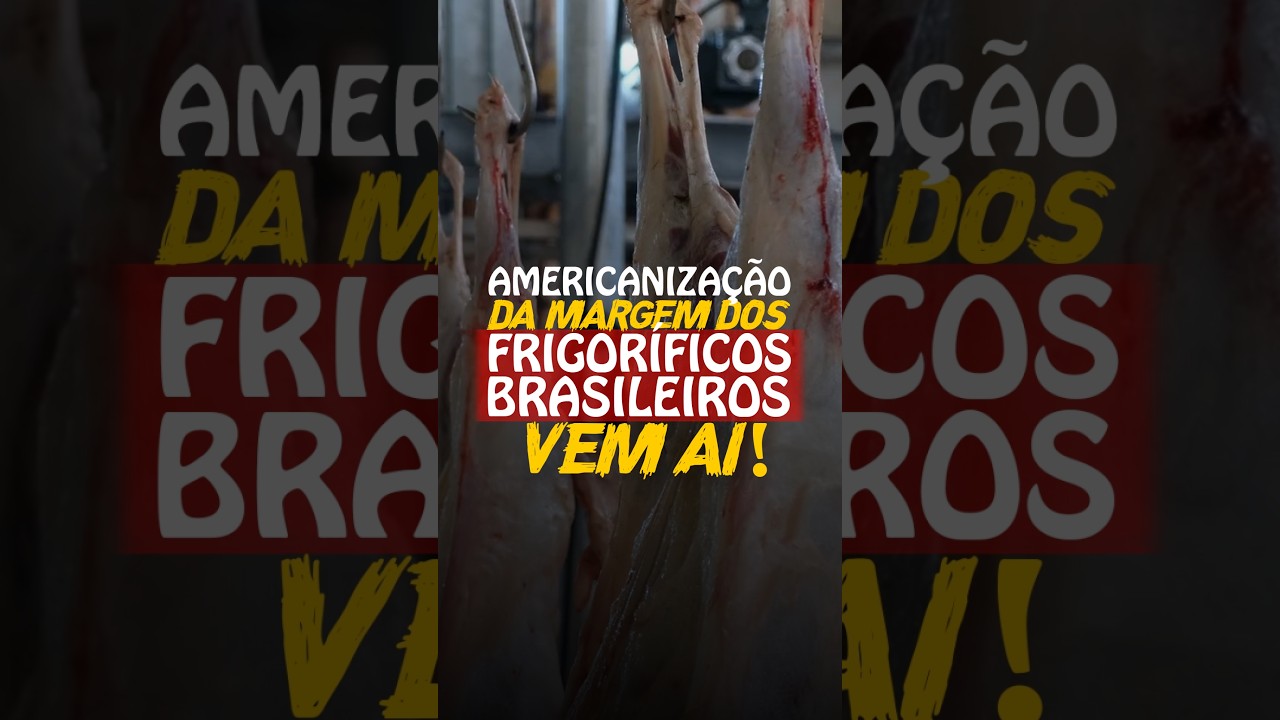 AMERICANIZAÇÃO DA MARGEM DOS FRIGORÍFICOS BRASILEIROS VEM AI!