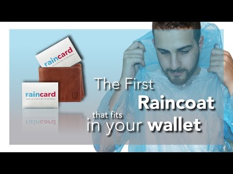 Pocket Rain Card Raincoat