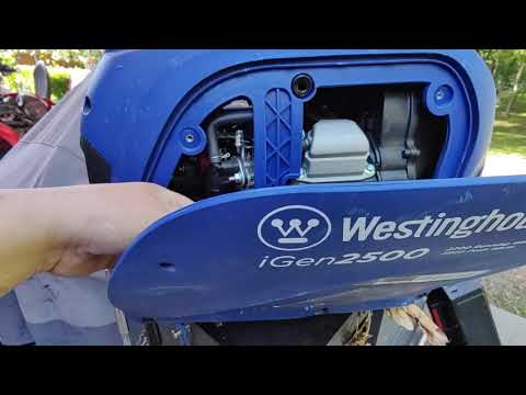 generator hard to start?  generator starting fluid hole