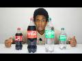 ASMR Soda Drinking 84oz Of Coke Sprite Fast SATISFYING