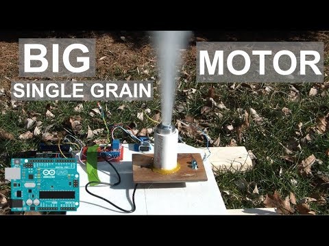 Testing The Biggest Rocket Motor I've Ever Built on Arduino Stand - ElementalMaker