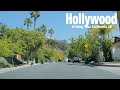 [4K] HOLLYWOOD🇺🇸 Driving to Hollywood Sign - Mulholland Drive | Los Angeles | California