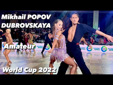 Mikhail Popov - Anastasia Dubrovskaya | Rumba | World Cup Kremlin 2022 | WDC Amateur Latin