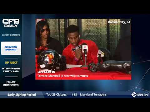 Video: LSU Lands 5-Star WR Terrace Marshall In Emotional Announcement Ceremony