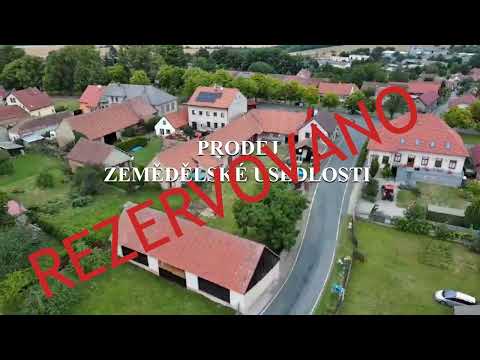 Zemědělská usedlost v obci Pravonín rezervováno