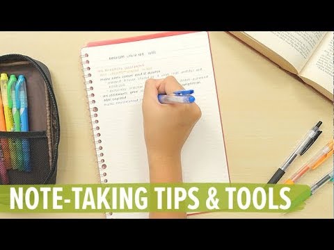 Note-taking Tips & Tools