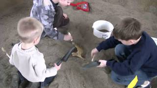 preview picture of video 'Mock Dig at the Fossil Discovery Center'