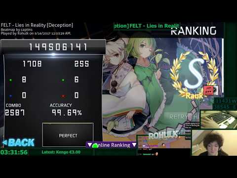 518pp | FELT - Lies in Reality 99.69% HDHR FC