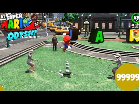 Jumping 99,999 Jumps In Super Mario ODYSSEY'S Jump Rope Challenge