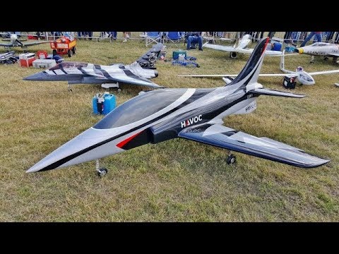 ELITE AEROSPORTS HAVOC 3.45mtr RC TURBINE SPORTS JET DISPLAY - MARK BMFA NATIONALS FLIGHTLINE - 2018