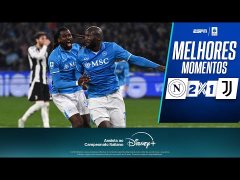 Gols e lances de Napoli x Juventus