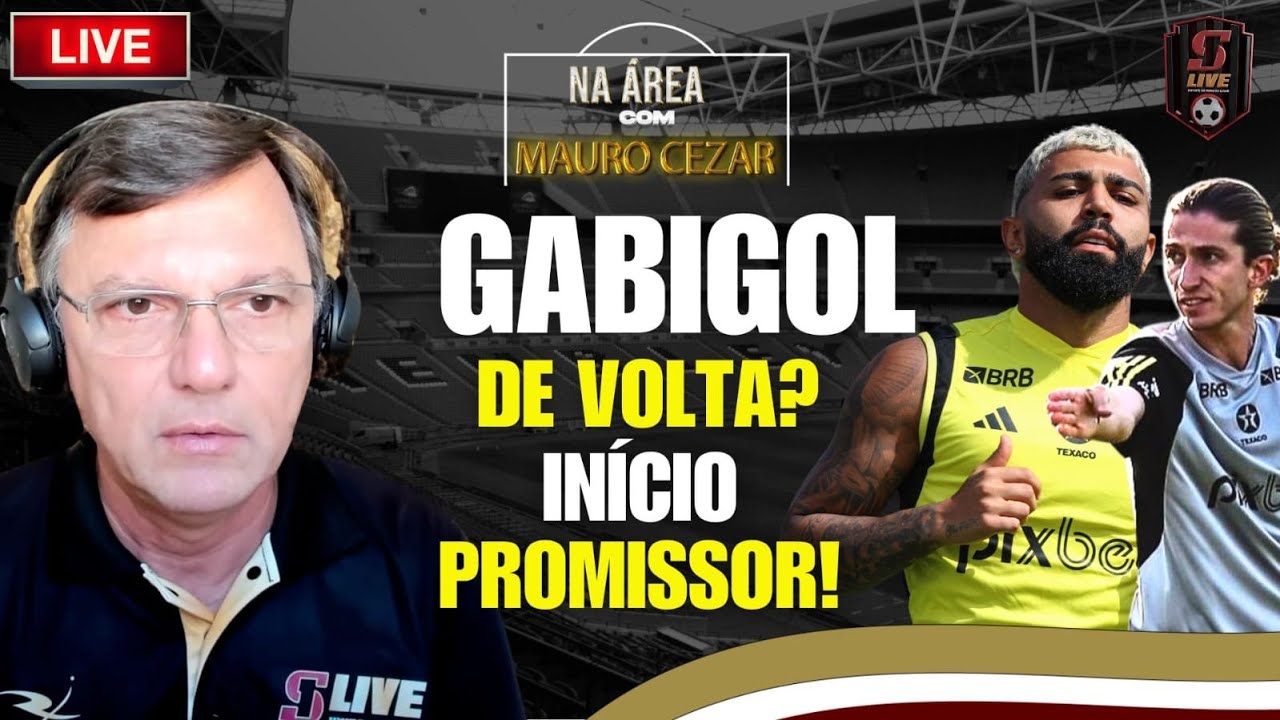INÍCIO PROMISSOR DE FILIPE LUÍS! GABIGOL DE VOLTA? FÉRIAS? | DEBATE AO VIVO COM MAURO CEZAR #130