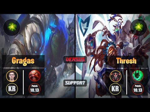 Mikyx GRAGAS (Support) [Aftershock] VS THRESH - Grandmaster KR Patch 10.13