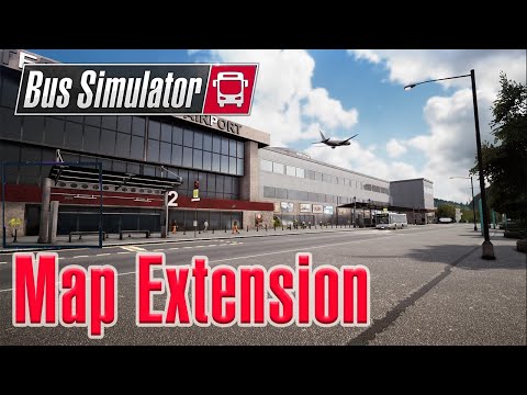 Bus Simulator [PS4] #Spezial | Map Erweiterung Flughafen DLC !