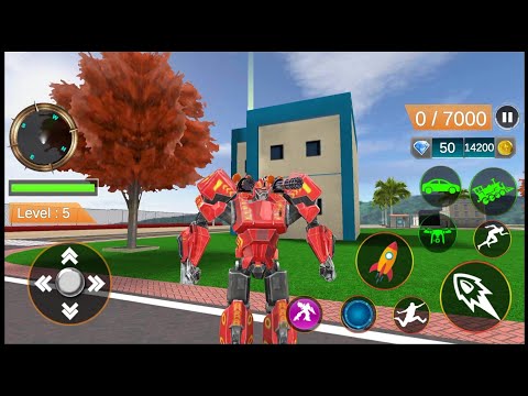 Train Robot Car Games 3D - Android Gameplay #3