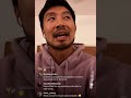 Simu Liu’s Instagram Live talking about the cancellation of Kim’s Convenience