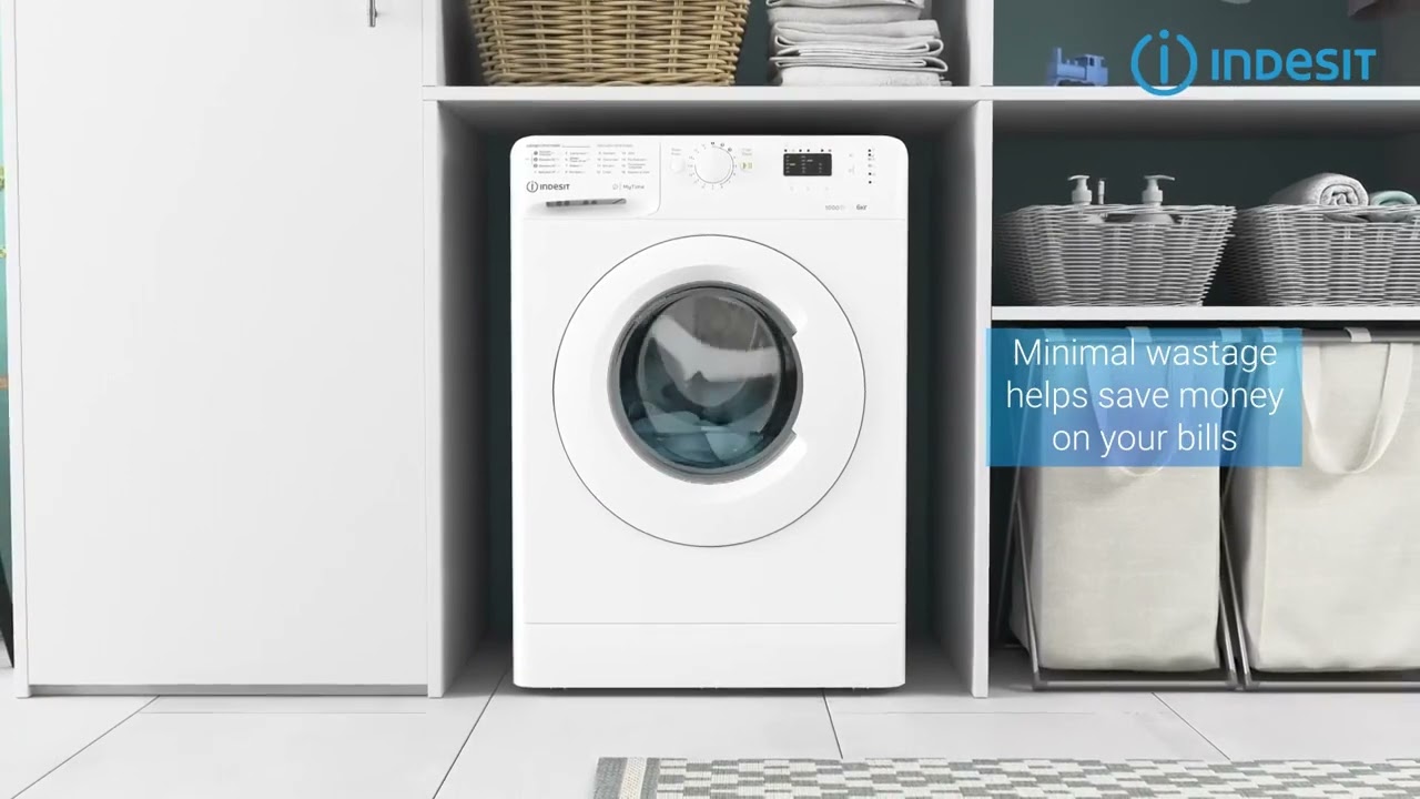 Пральна машина вузька Indesit OMTWSA 61052 W UA video preview