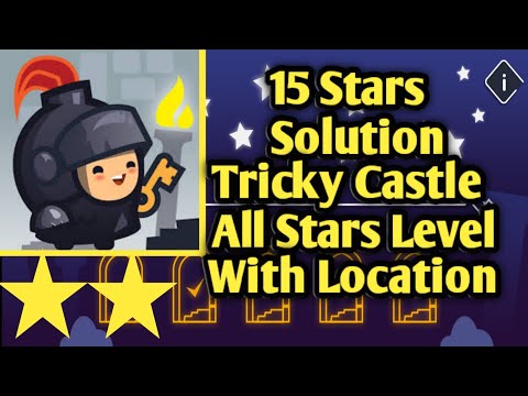 Tricky Castle All 15 Stars Location|Tricky Castle All 15 Stars Level Solution (In 1-90 Levels)