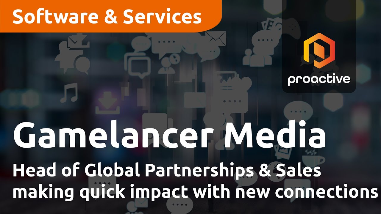 Gamelancer Media's Kris Mychasiw is making a quick impact with new connections