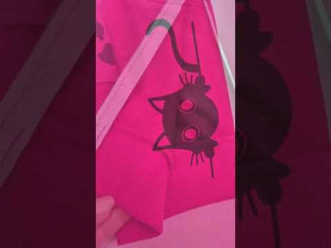 Костюм для девочки с принтом Кошка на молнии двунитка - фото 1 - id-p1384509381