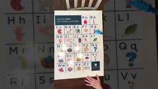Alphabet chart review with sounds