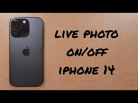 Live Photo On/Off iPhone 14/Pro/Max