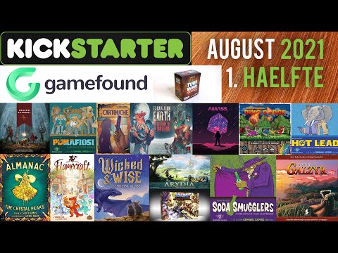 Brettspiele auf Kickstarter und Gamefound im August (1.Hälfte)!