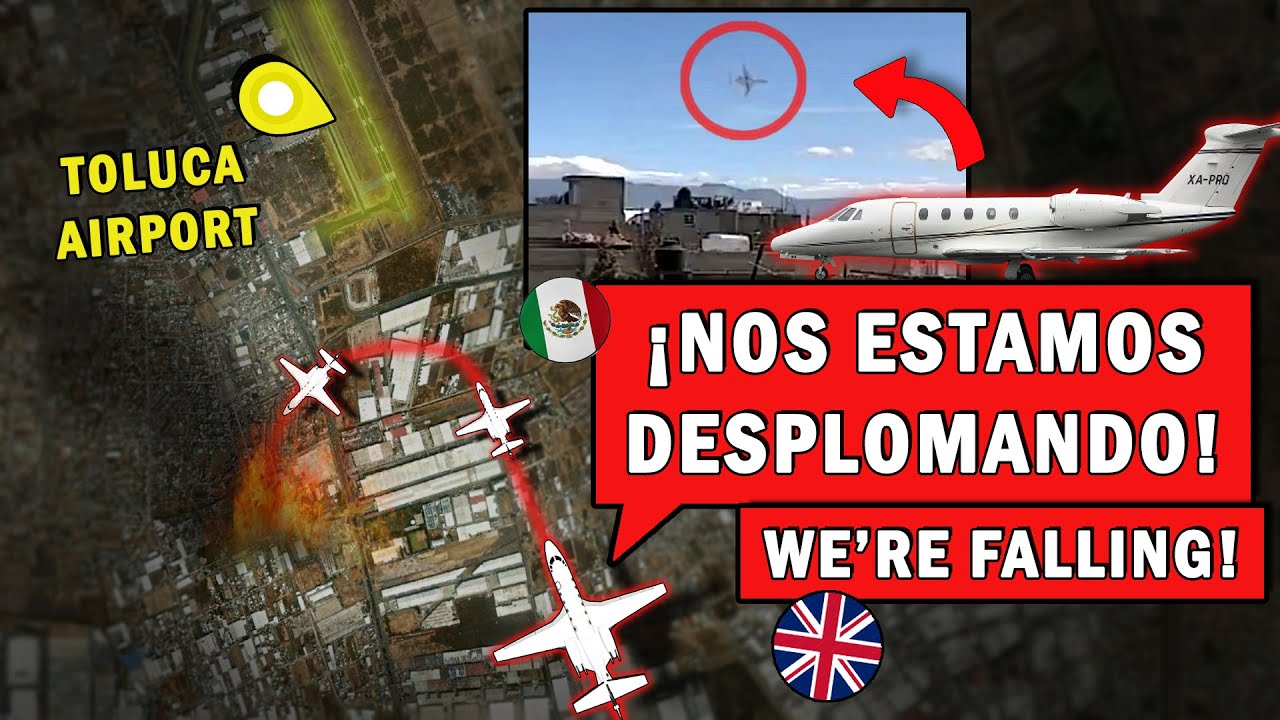 Business Jet Crash in Mexico | "Nos Estamos Desplomando", He said