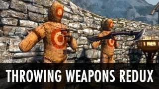 Skyrim Mod: Throwing Weapons Redux + Perks
