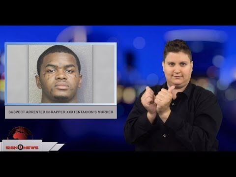 Suspect arrested in rapper XXXTentacion’s murder (ASL - 6.21.18)